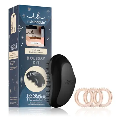 invisibobble x Tangle Teezer Holiday Kit szett (a haj tökéletes kinézetéért)