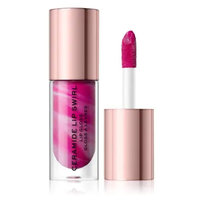 Makeup Revolution Ceramide Swirl hidratáló ajakfény árnyalat Berry Pink 4,5 ml