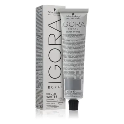 Schwarzkopf Professional IGORA Royal Absolutes SilverWhite tonizáló demi-tartós hajfesték ezüst 