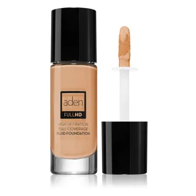 Aden Cosmetics Full HD Fluid Foundation tartós folyékony alapozó árnyalat 04 Natural 20 ml