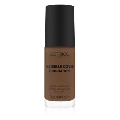 Catrice Invisible Cover Foundation hosszan tartó és erősen fedő alapozó matt hatással árnyalat 0