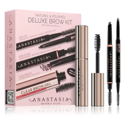 Anastasia Beverly Hills Natural & Polished Deluxe Brow Kit szemöldök szett Taupe árnyalat