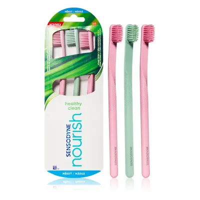 Sensodyne Nourish Healthy Clean fogkefék 3 db