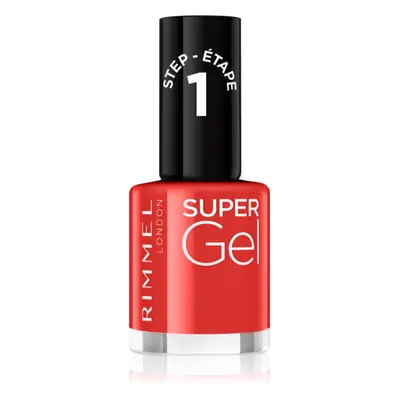 Rimmel Super Gel géles körömlakk UV/LED lámpa használata nélkül árnyalat 097 Party Till Sunset 1