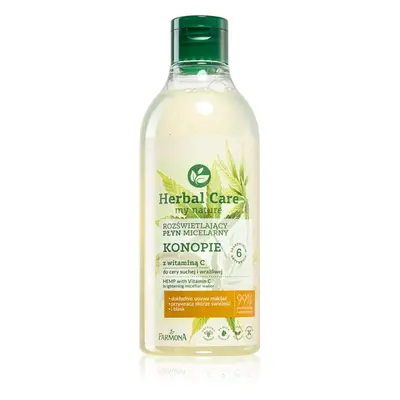 Farmona Herbal Care Hemp micellás víz nagyon száraz bőrre C-vitaminnal 400 ml