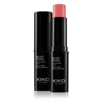 KIKO Milano Velvet Touch krémes arcpirosító stift árnyalat 05 Camelia Red 10 g