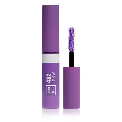 3INA The Color Mascara Mini szempillaspirál árnyalat 482 - Purple 5,5 ml