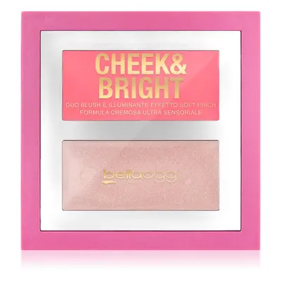 bellaoggi Cheek & Bright élénkítő arcpirosító árnyalat Pink Shy 5 g