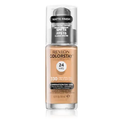 Revlon Cosmetics ColorStay™ tartós matt alapozó kombinált és zsíros bőrre árnyalat 330 Natural T