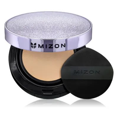 Mizon Vegan Collagen Cushion SPF38 PA++ tartós alapozó sminkszivaccsal magas UV védelemmel árnya