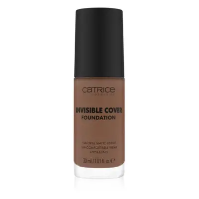 Catrice Invisible Cover Foundation hosszan tartó és erősen fedő alapozó matt hatással árnyalat 0