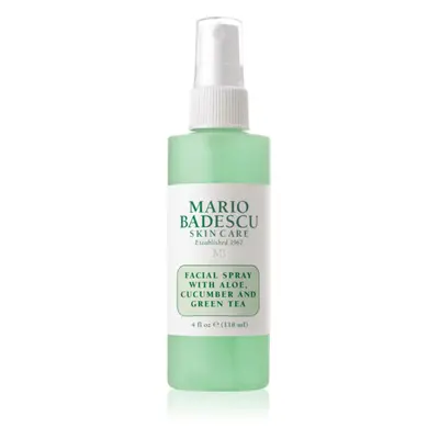 Mario Badescu Facial Spray with Aloe, Cucumber and Green Tea hűsítő és felfrissítő permet fáradt