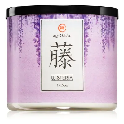 Kringle Candle Zen Visteria illatos gyertya 411 g