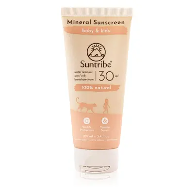 Suntribe Kids Mineral Sunscreen ásványi védőkrém arcra és testre gyermekeknek 100 ml