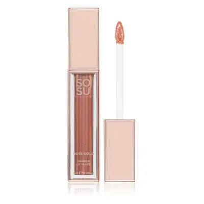 SOSU Cosmetics Shimmer Lip Glaze hidratáló ajakfény csillogó árnyalat Golden 6 ml