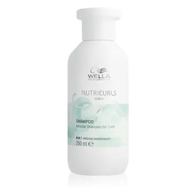 Wella Professionals Nutricurls Curls finom micellás sampon göndör hajra 250 ml