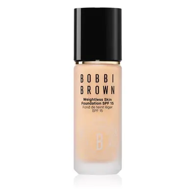 Bobbi Brown Weightless Skin Foundation SPF 15 tartós alapozó hidratáló hatással árnyalat Natural