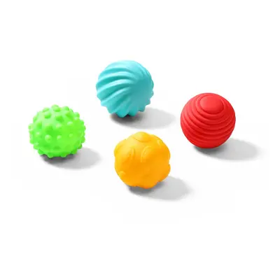 BabyOno Have Fun Sensory Balls puha szenzoros labdák 6 m+ 4 db