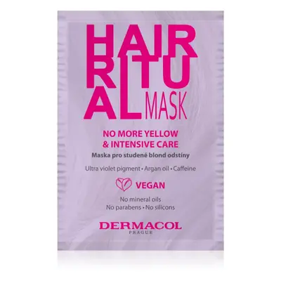 Dermacol Hair Ritual maszk a szőke hideg árnyalataiért 15 ml