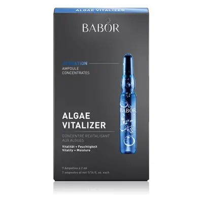 BABOR Ampoule Concentrates Algae Vitalizer revitalizáló arcszérum hidratáló hatással 7x2 ml