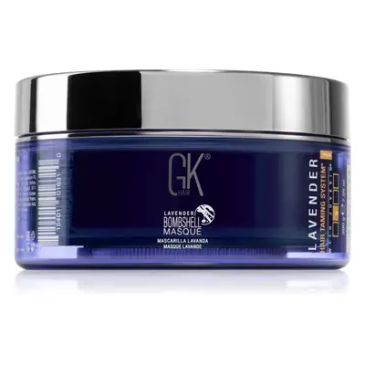 GK Hair Bombshell Masque színező pakolás szőke hajra árnyalat Lavender 200 g