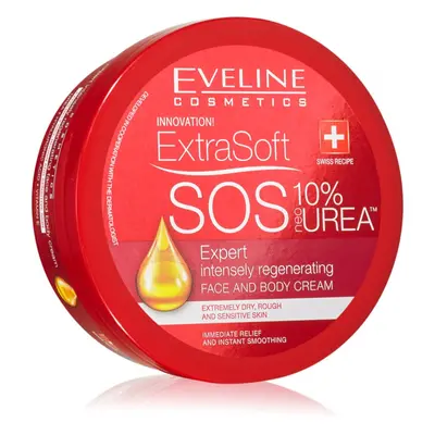 Eveline Cosmetics Extra Soft SOS intenzív regeneráló krém testre és arcra 175 ml