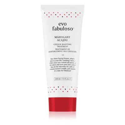 EVO Fabuloso Colour Boosting Treatment haj maszk a hajszín élénkítéséért árnyalat Mahogany 220 m