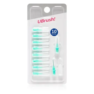 Herbadent UBrush! tartalék fogköztisztító kefe 0,9 mm Green 10 db