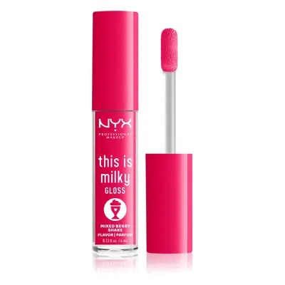 NYX Professional Makeup This is Milky Gloss Milkshakes hidratáló ajakfény illatosított árnyalat 