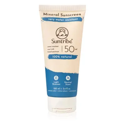 Suntribe Mineral Sunscreen ásványi védőkrém arcra és testre SPF 50 100 ml