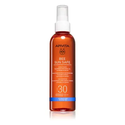 Apivita Bee Sun Safe Satin Touch Oil SPF30 napolaj SPF 30 200 ml