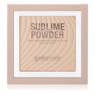 bellaoggi Sublime Powder kompakt púder matt hatással árnyalat Golden Sand 9 g