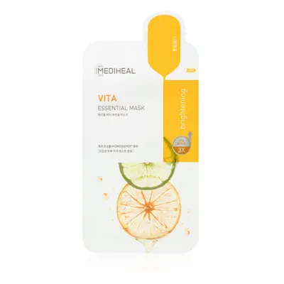 MEDIHEAL Essential Mask Vita fehérítő gézmaszk multivitamin komplexszel 24 ml