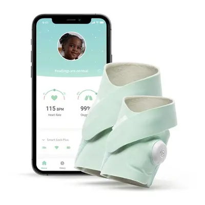 Owlet Smart Sock Plus 0-5y okoszokni Mint 3x1 pár