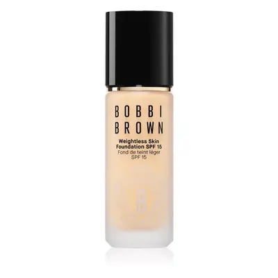 Bobbi Brown Weightless Skin Foundation SPF 15 tartós alapozó hidratáló hatással árnyalat Warm Sa