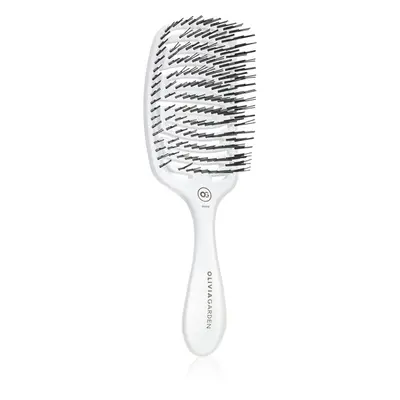 Olivia Garden ESSENTIAL CARE FLEX Medium Hair Bristles hajkefe Ice White 1 db