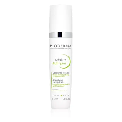 Bioderma Sébium Night Peel feszesítő hámlasztó szérum a bőr tökéletlenségei ellen 40 ml