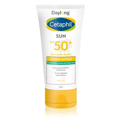 Daylong Cetaphil SUN Sensitive gyengéd védő folyadék az érzékeny bőrre SPF 50+ 50 ml