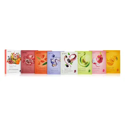 KORIKA SuperFruits Everyday Set of 7 Face Sheet Masks arcmaszk szett