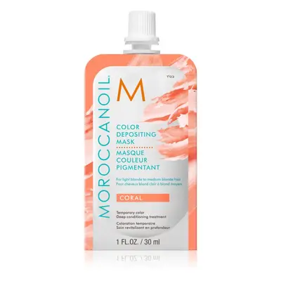 Moroccanoil Color Depositing gyengéd tápláló maszk tartós színes pigmentekkel 30 ml