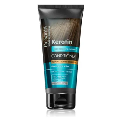 Dr. Santé Keratin regeneráló kondicionáló törékeny, fénytelen hajra 200 ml