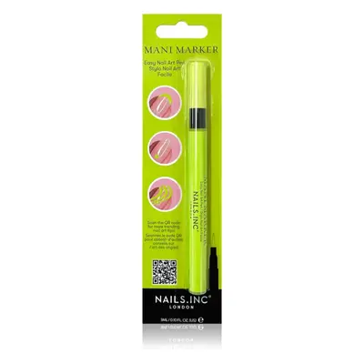 Nails Inc. Mani Marker díszítő körömlakk applikációs ceruza árnyalat Electric Green Neon 3 ml