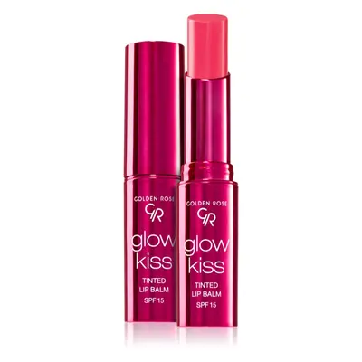 Golden Rose Glow Kiss tonizáló ajakbalzsam SPF 15 árnyalat 03 Berry Pink 3 g