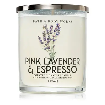 Bath & Body Works Pink Lavender & Espresso illatgyertya 227 g