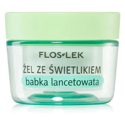 FlosLek Laboratorium Eye Care szemkörnyék ápoló gél útifűvel és orvosi szemvidítóval 10 g