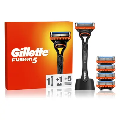 Gillette Fusion5 borotva állvánnyal + cserepenge 5 db