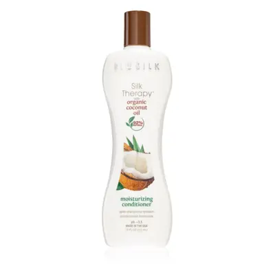 Biosilk Silk Therapy Natural Coconut Oil hidratáló kondicionáló kókuszolajjal 355 ml