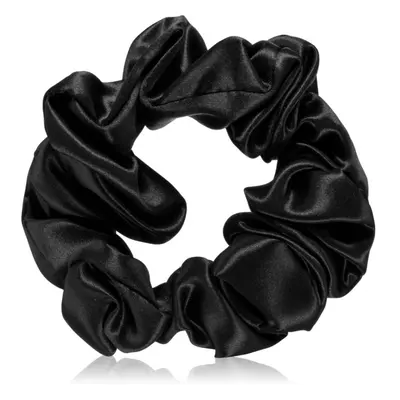 Crystallove Silk Scrunchie selyem hajgumi Black 1 db