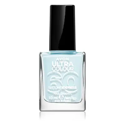 Avon Ultra Colour 60 Second Express gyorsan száradó körömlakk árnyalat Blue My Mind 10 ml