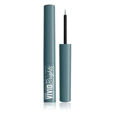 NYX Professional Makeup Vivid Brights szemhéjtus árnyalat 01 Cyan Simp 2 ml